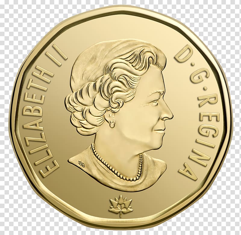 150th anniversary of Canada Dollar coin Loonie, Canadian Dollar transparent background PNG clipart