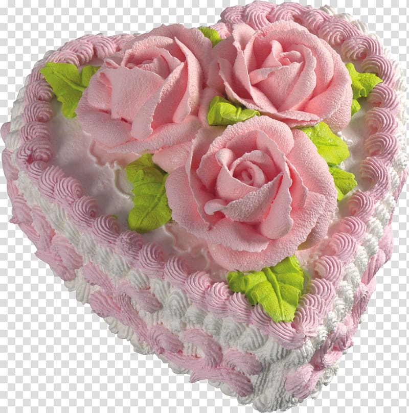 heart pink and white rose cake, Torte Wedding cake Chocolate cake, White Heart Cake with Pink Roses transparent background PNG clipart