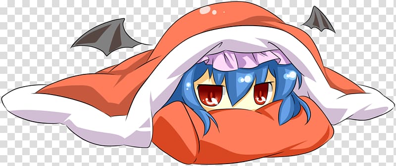 The Embodiment of Scarlet Devil Chibi Hatsune Miku Video game Desktop , scarlet transparent background PNG clipart