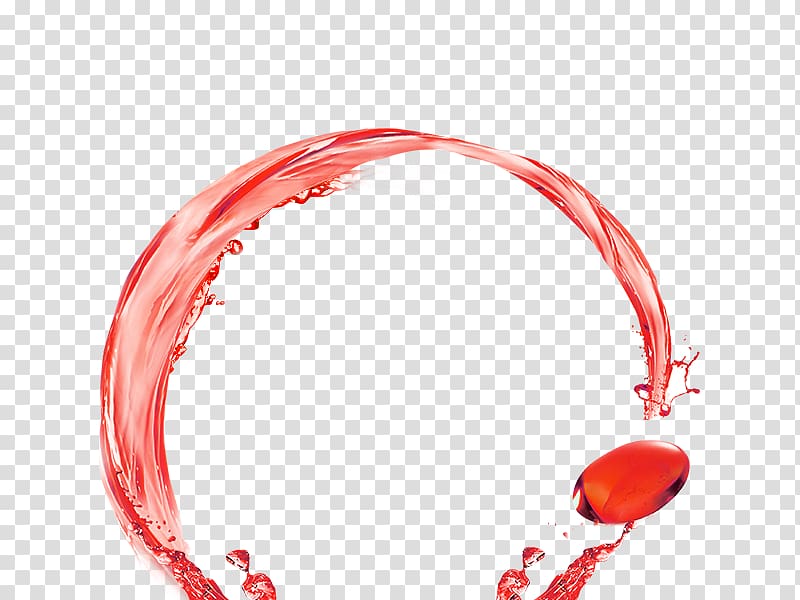 Water Ring Olive oil Red Cooking oil, Ring juice transparent background PNG clipart