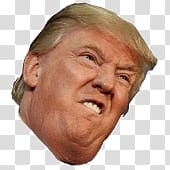 Donald Trump, Trump Angry Face transparent background PNG clipart
