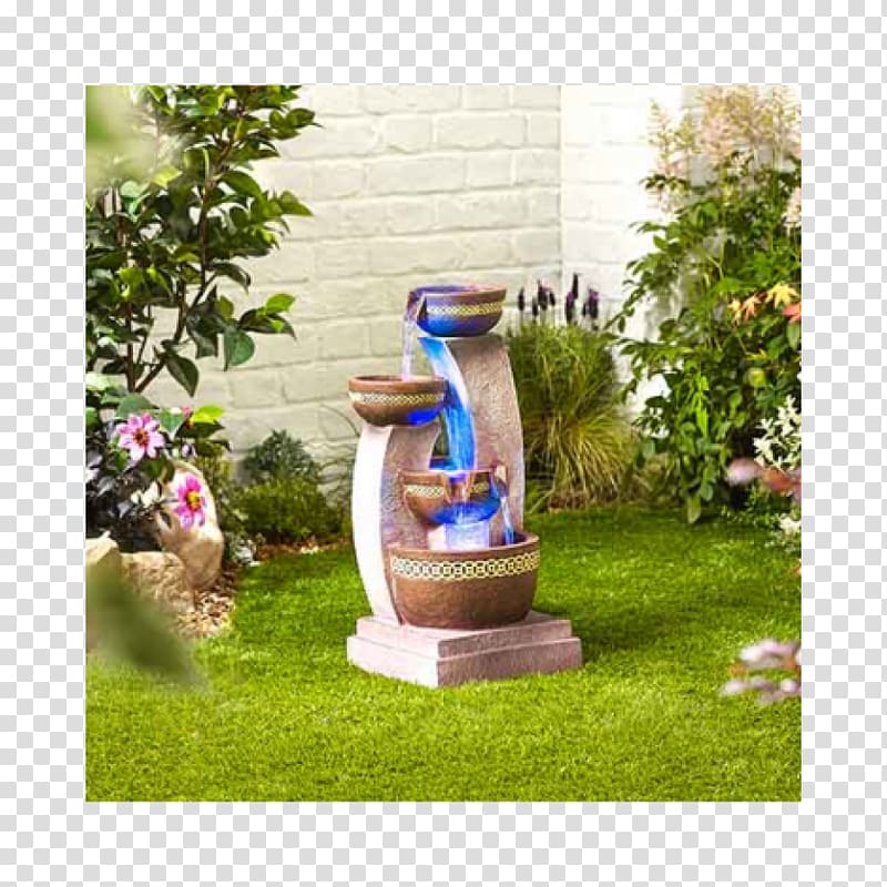 Lighting Water feature Garden LED lamp, light transparent background PNG clipart