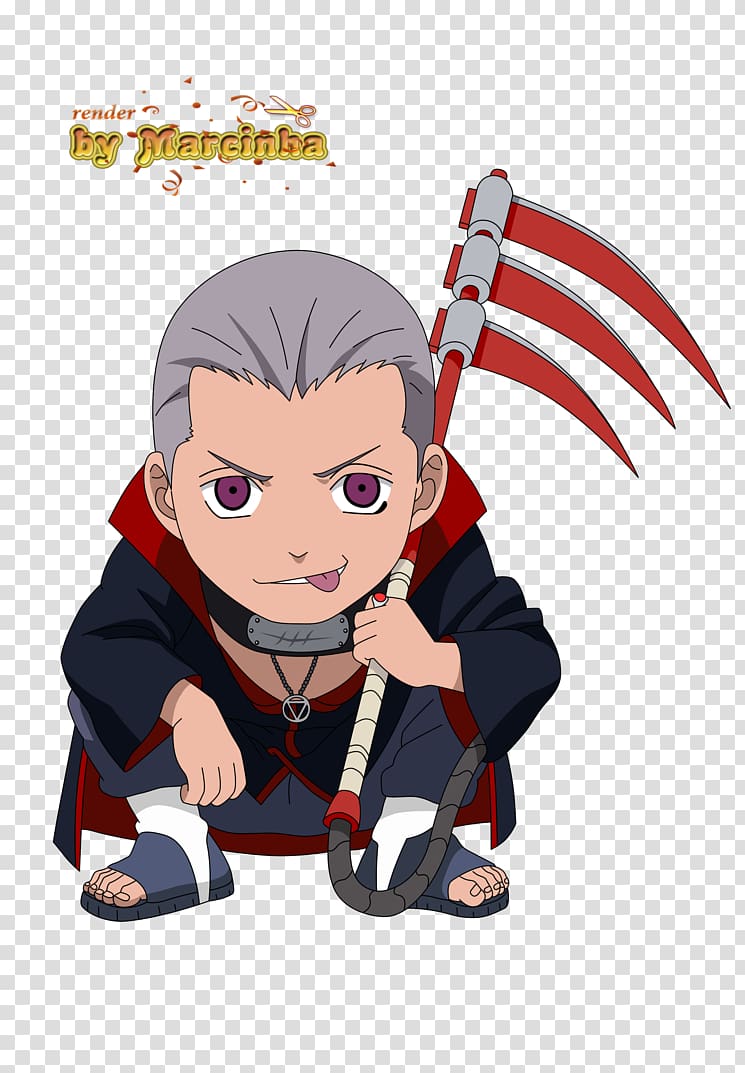 Hidan Deidara Pain Sasuke Uchiha Sakura Haruno, Chibi transparent background PNG clipart