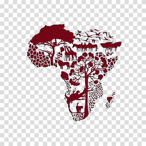 Africa Gond-Pontouvre, Map of Africa transparent background PNG clipart