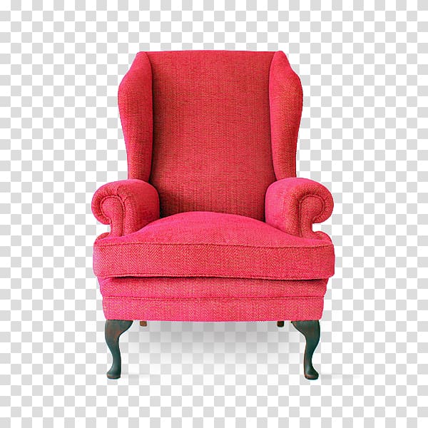 Club chair Queen Anne style furniture Couch, chair transparent background PNG clipart
