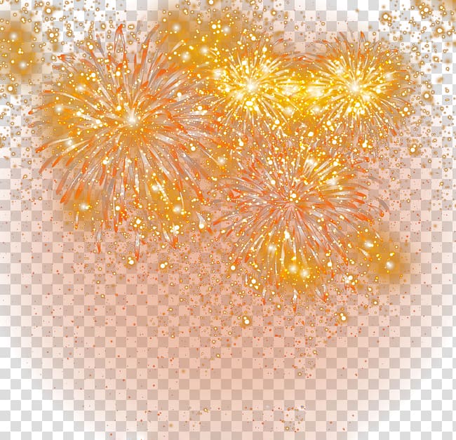 Yellow Computer , Fireworks transparent background PNG clipart