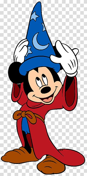 Mickey Mouse Sorcerer's Hat Minnie Mouse Jafar , Sorcerer mickey transparent background PNG clipart