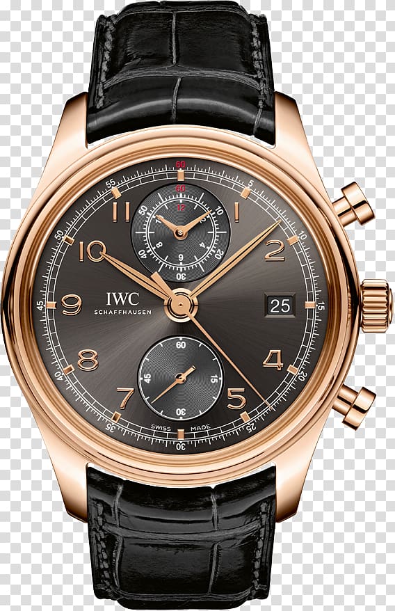 Schaffhausen International Watch Company Chronograph Luxury goods, watch transparent background PNG clipart