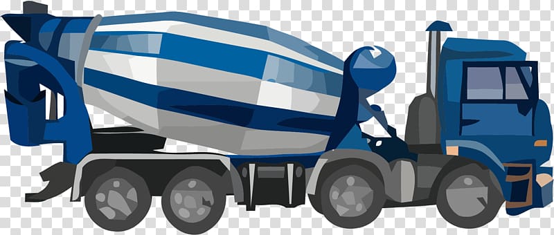 Cement Mixers Motor vehicle Car Truck Concrete, cement transparent background PNG clipart