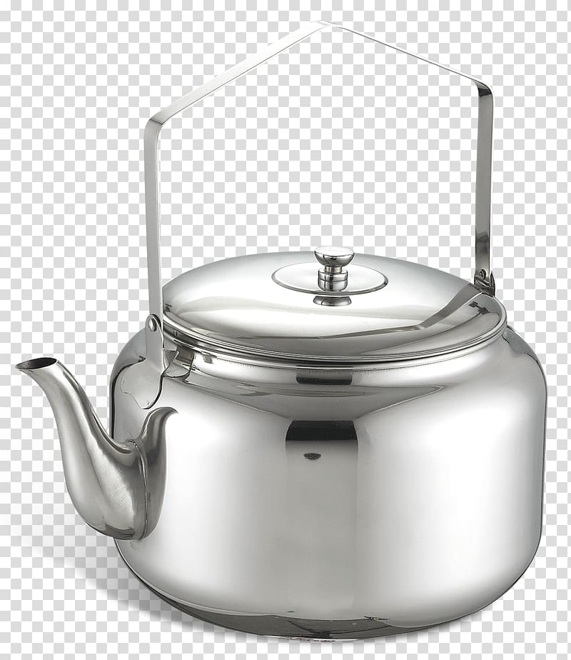 Coffee pot Stainless steel Cookware Kettle, coffee transparent background PNG clipart