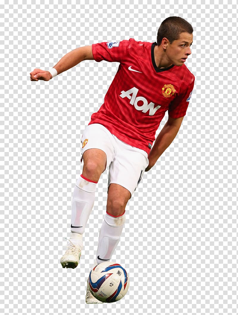Javier Hernández Football 2012–13 Manchester United F.C. season Old Trafford, football transparent background PNG clipart