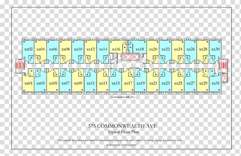 Myles Standish Hall 575 Commonwealth Avenue Boston University Housing System Floor plan, dormitory transparent background PNG clipart