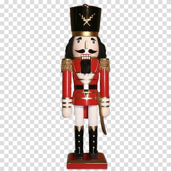 multicolored nutcracker, Toy Soldier With Sword transparent background PNG clipart