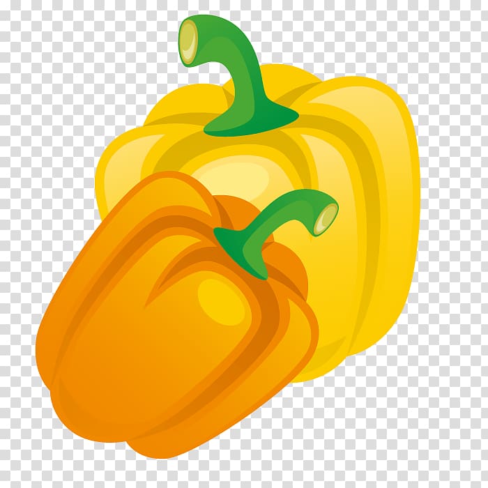 Capsicum annuum Yellow pepper Vegetable Food, Vegetable chili transparent background PNG clipart