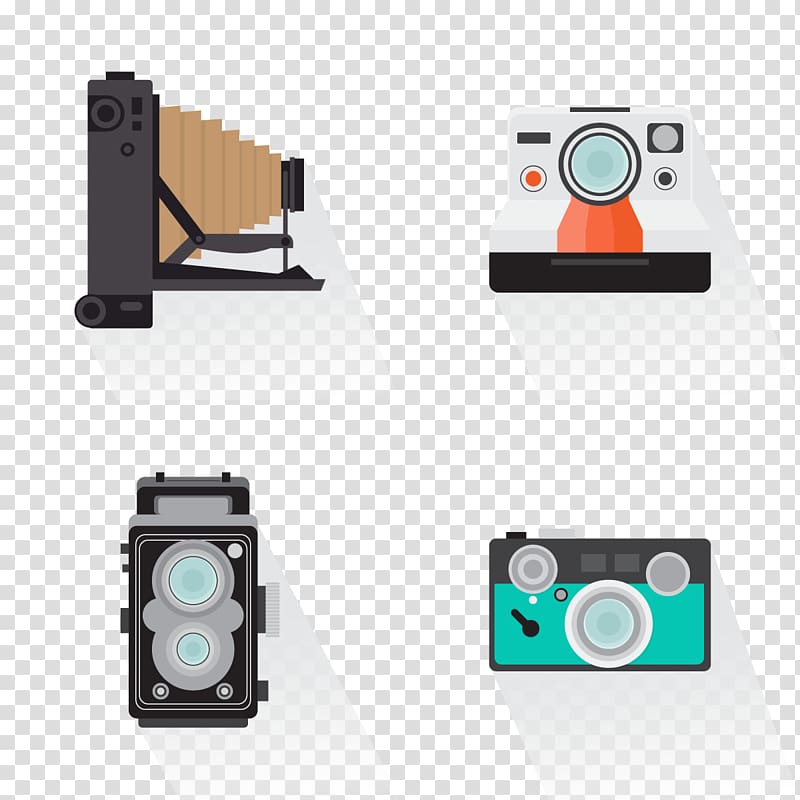 Camera Monocular Adobe Illustrator, four cameras transparent background PNG clipart
