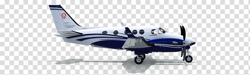 Beechcraft King Air Propeller Aircraft Airplane, aircraft transparent background PNG clipart