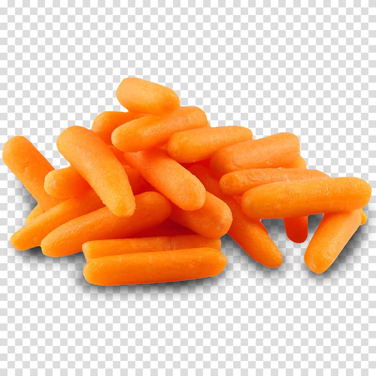 Baby carrot Vegetable Dietary fiber beta-Carotene, frisse salade transparent background PNG clipart