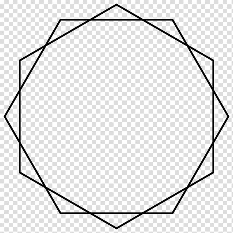 Star polygon Geometry, shape transparent background PNG clipart