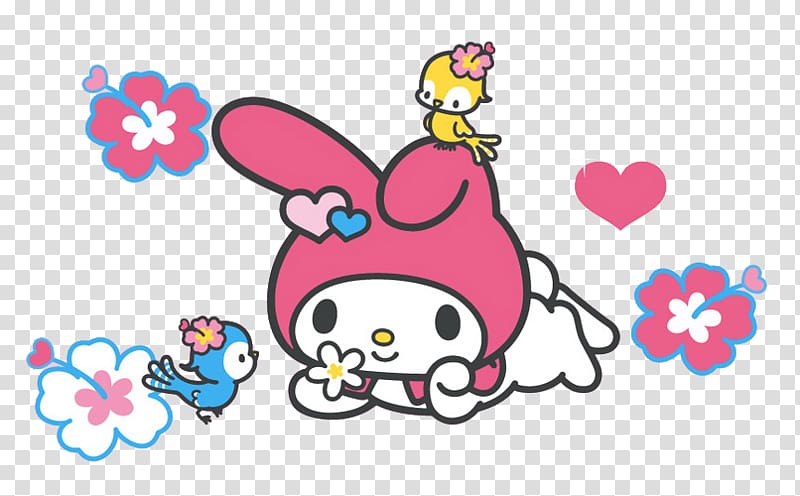 Melody illustration, My Melody Hello Kitty Desktop Sanrio, my