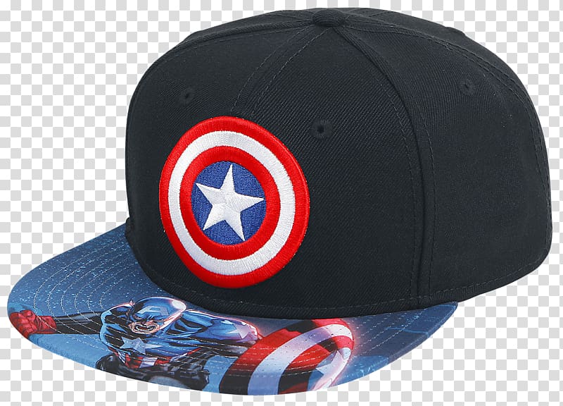 Baseball cap Captain America Fullcap Hat, baseball cap transparent background PNG clipart