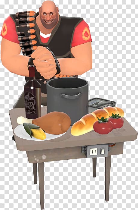 Team Fortress 2 Free-to-play Table Barbecue Taunting, table transparent background PNG clipart