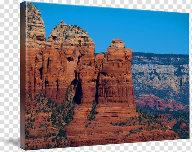 Sedona Coffee Pot Rock Gallery wrap National park Butte, coffee in kind transparent background PNG clipart