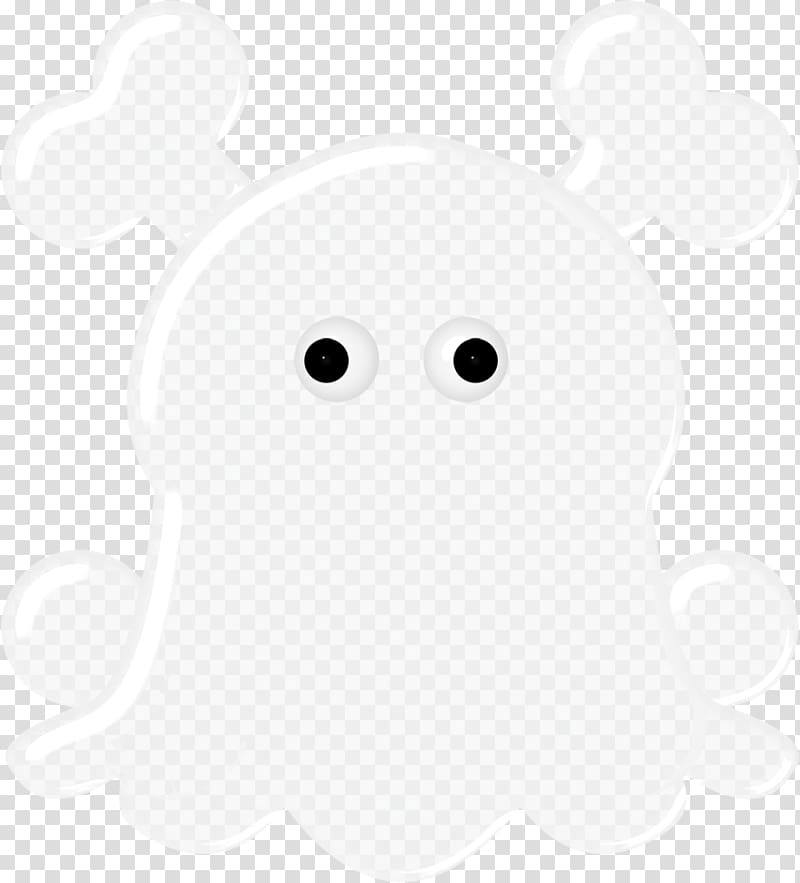 White Beak Black Pattern, ghost transparent background PNG clipart