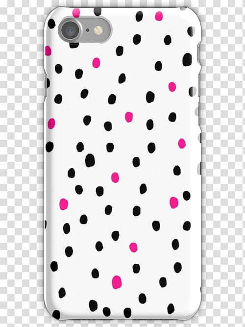 Apple iPhone 8 Plus iPhone X Polka dot Samsung Galaxy A3 (2017), Pink Polka Dots transparent background PNG clipart
