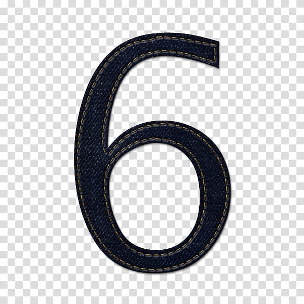 Circle Number Gender symbol Pattern, Number 6 transparent background PNG clipart