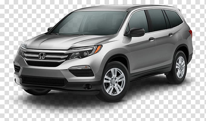 2018 Honda Pilot EX-L AWD SUV Car Honda Motor Company All-wheel drive, pressure column transparent background PNG clipart