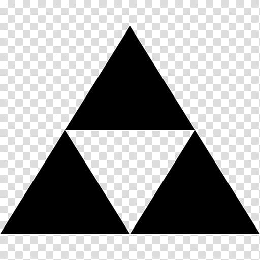 The Legend of Zelda: Tri Force Heroes Triforce Symbol, Traingle transparent background PNG clipart
