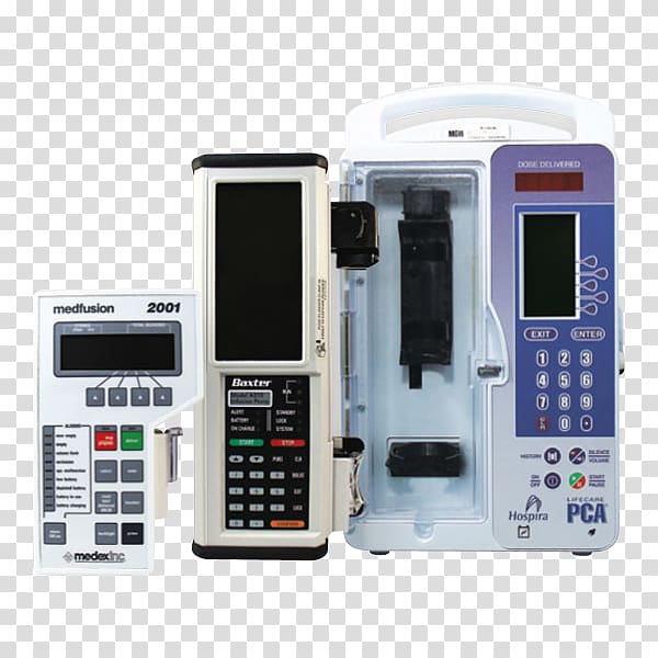 Infusion pump Patient-controlled analgesia Intravenous therapy Medical Equipment, maintenance equipment transparent background PNG clipart