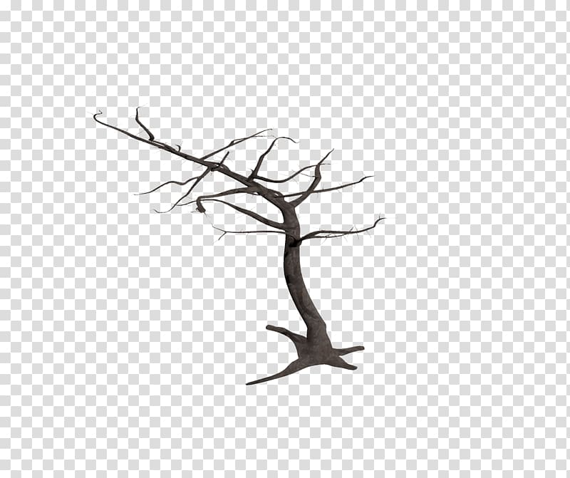 bare tree illustration, Dead Tree In Wind transparent background PNG clipart