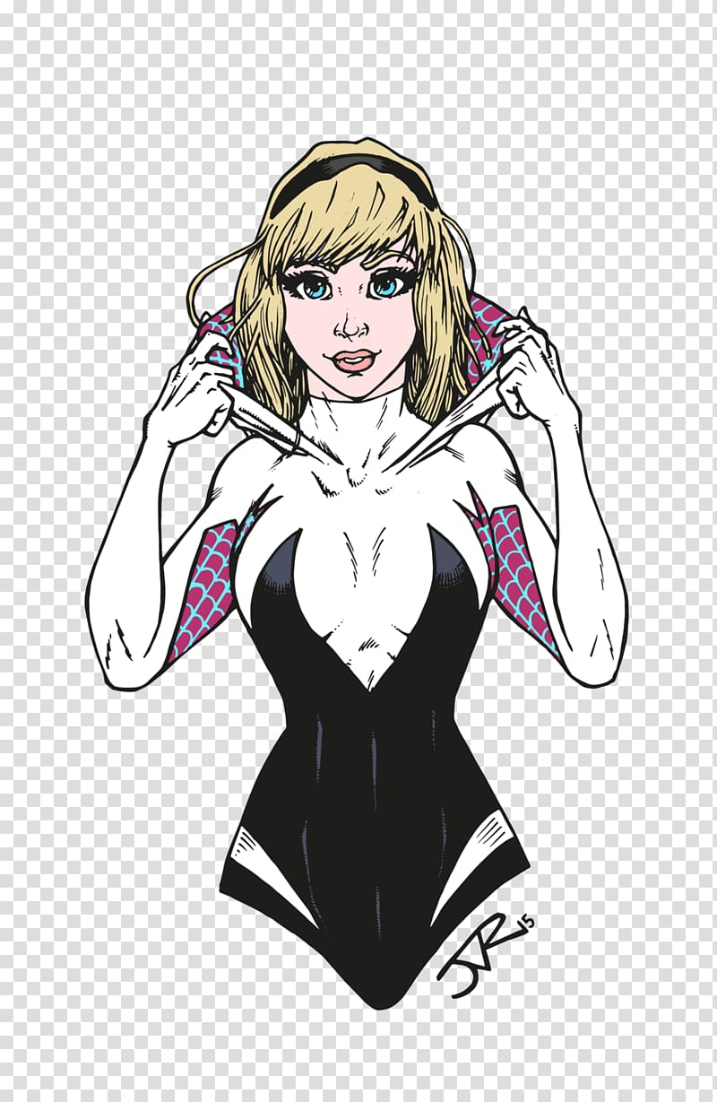 Spider-Woman (Gwen Stacy) The Spectacular Spider-Man Spider-Gwen, spider-man transparent background PNG clipart