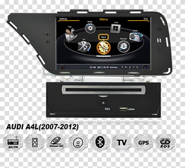 Audi S4 Audi RS 4 Audi A4 GPS Navigation Systems, audi r5 transparent background PNG clipart