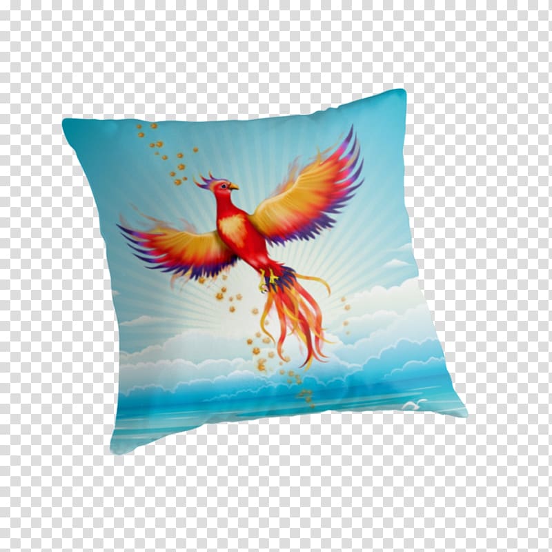 Throw Pillows Cushion Phoenix Tattoo, pillow transparent background PNG clipart