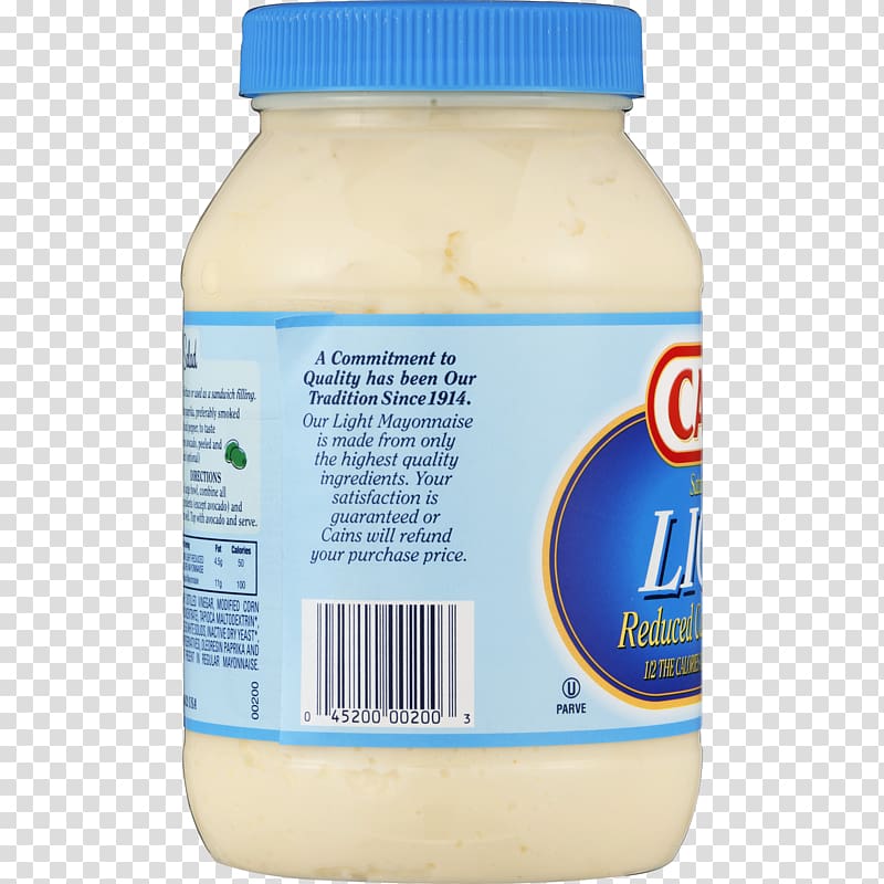 Mayonnaise Cream Condiment Flavor by Bob Holmes, Jonathan Yen (narrator) (9781515966647) Jar, olive oil mayonnaise nutrition information transparent background PNG clipart