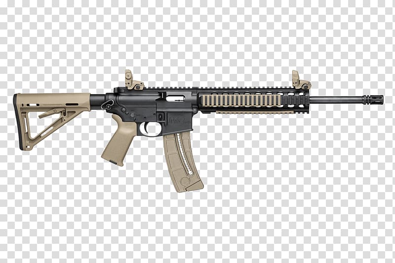 Smith & Wesson M&P15-22 Magpul Industries, assault riffle transparent background PNG clipart