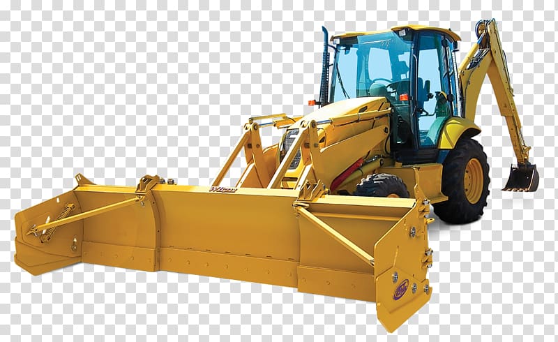 Bulldozer Snowplow Snow pusher Backhoe loader, thick snow transparent background PNG clipart