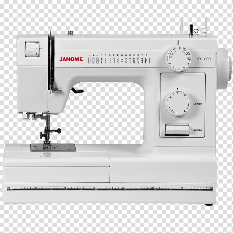 Sewing Machines Janome HD1000, sewing machine transparent background PNG clipart