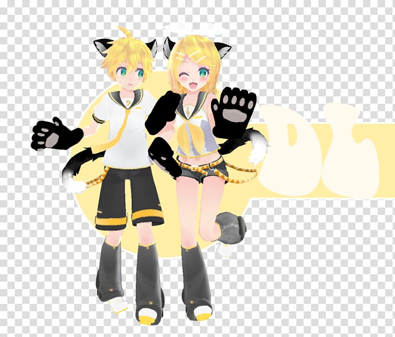 Kagamine Rin/Len MikuMikuDance Hatsune Miku Vocaloid Utatane Piko, hatsune miku transparent background PNG clipart