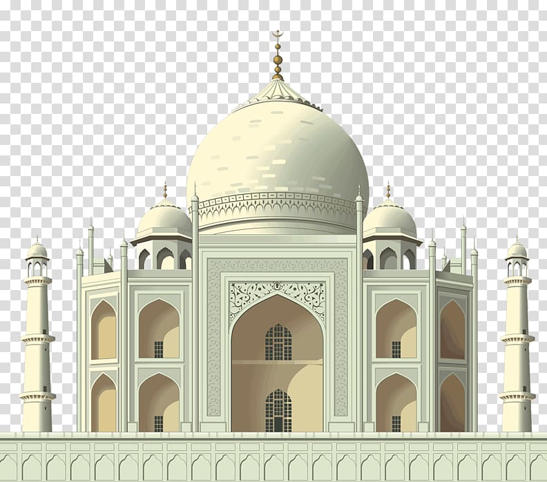 gray Taj Mahal, India illustration, Taj Mahal , taj mahal transparent background PNG clipart