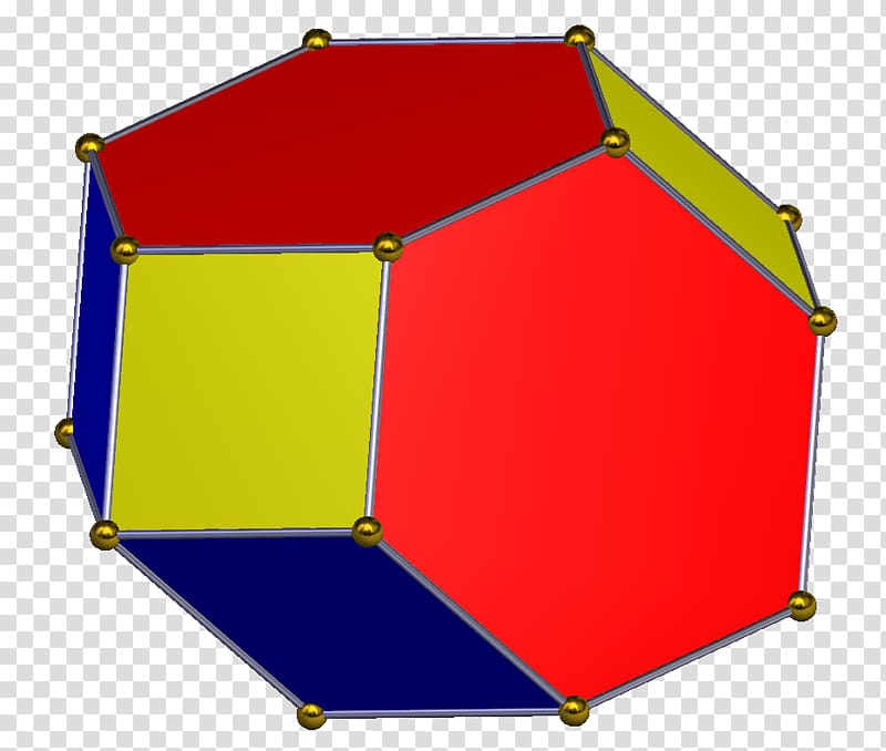 Elongated dodecahedron Truncated octahedron Square Truncation, Face transparent background PNG clipart