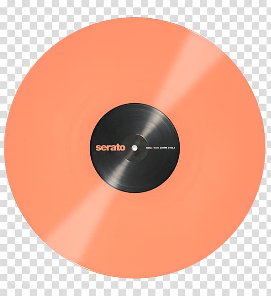 Phonograph record Scratch Live Vinyl emulation software Coral Color, dj headsets labs transparent background PNG clipart