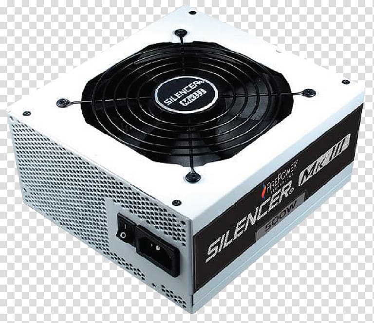 Computer System Cooling Parts Power supply unit 80 Plus ATX FirePower Technology Silencer MK III MK3S Power Supply, Computer transparent background PNG clipart