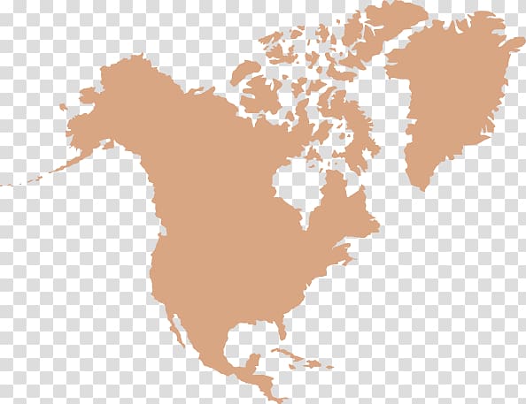 World map, NORTH AMERICA transparent background PNG clipart