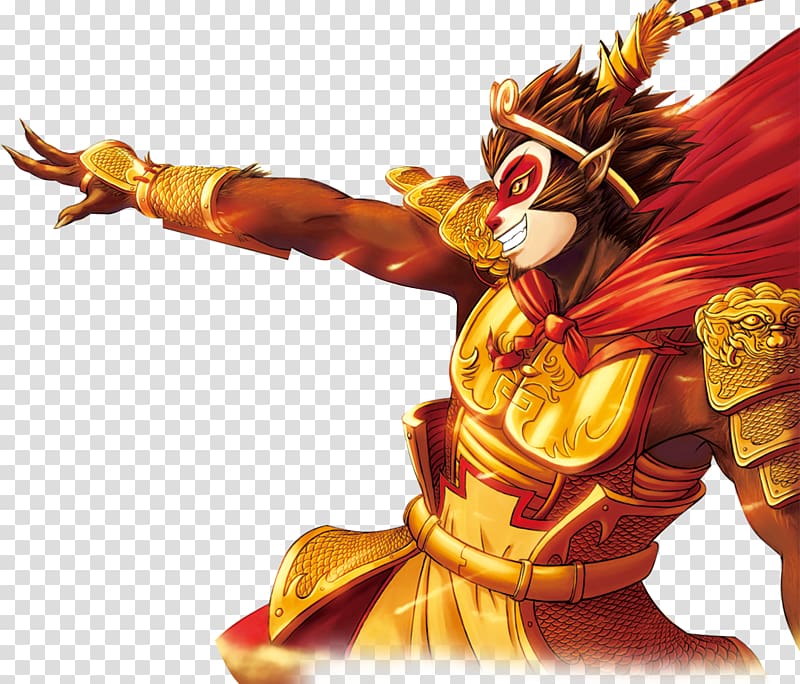 Sun Wukong Journey to the West Goku, Monkey King transparent background PNG clipart