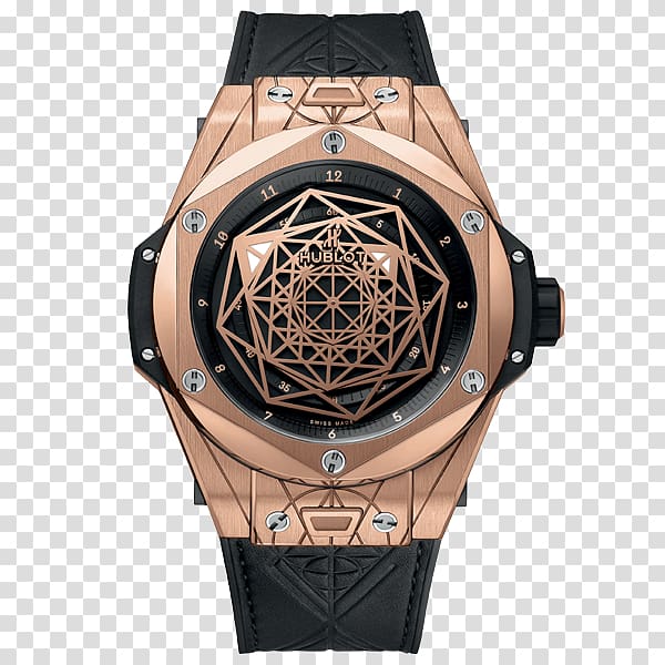 Sang Bleu Hublot Automatic watch Quartz clock, watch transparent background PNG clipart