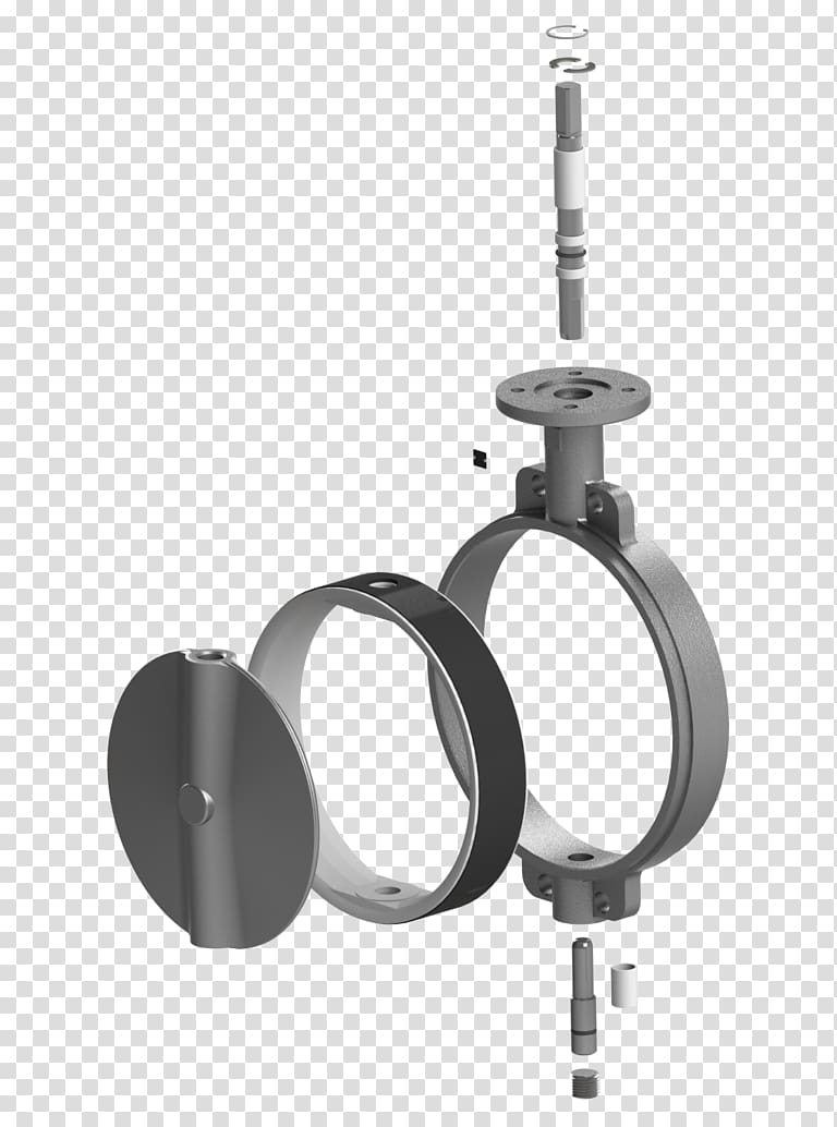 Stainless steel Butterfly valve, Astm A325 transparent background PNG clipart