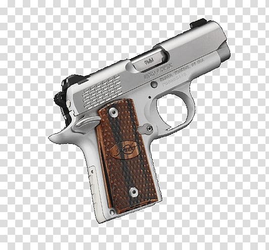 Kimber Manufacturing Kimber Micro 9 Pistol Firearm, Confirmed Sight transparent background PNG clipart
